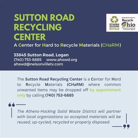 Sutton Recycling Center – AHSWD