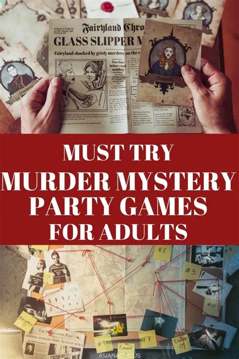 29 best murder mystery party games for adults – Artofit