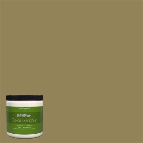 BEHR PREMIUM PLUS 8 Oz S330 6 Dash Of Oregano Semi Gloss Interior