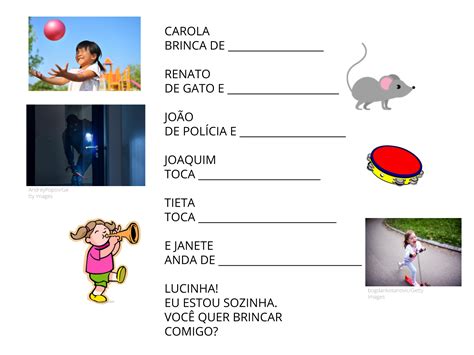 Palavra Que Rima Com Brincar - Plano de aula - 1º ano - Brincar de rimar - palavras que rimam
