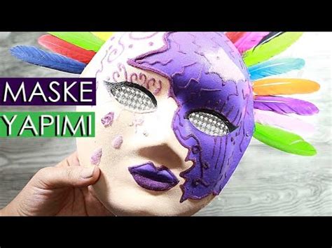 Maske Boyama Diy Mask Painting Youtube