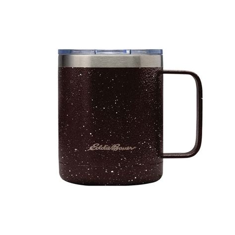 Eddie Bauer Burgundy Windom 12 Oz Vacuum Insulated Camping Mug