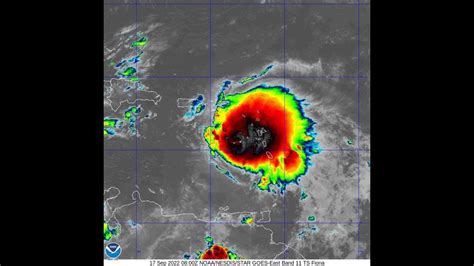 EN VIVO Tormenta Fiona se fortalece y podria llegar a RD como huracán