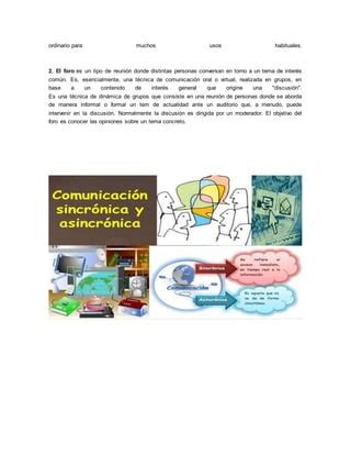 Comunicacion Sincronica Y Asincronica PDF Descarga Gratuita