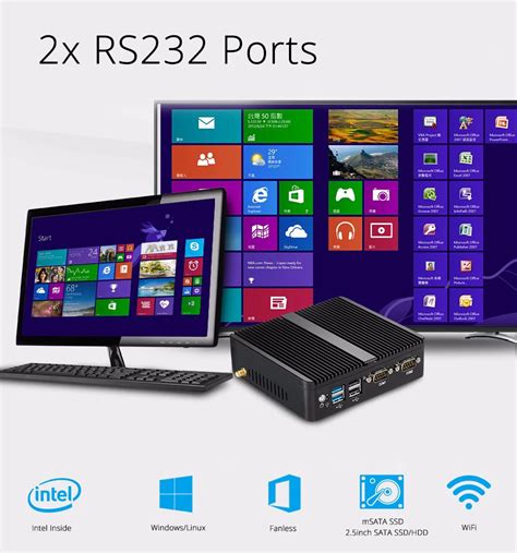 Discount Mini Pc with Windows 10 celeron 3755 J1800 Quad core J1900 2 ...