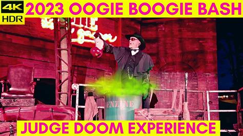 Judge Doom Full Show Oogie Boogie Bash Youtube