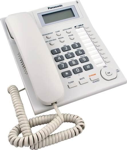 Panasonic Single Line Kx Ts880mx Corded Landline Phone With Display Auto Redial 20 One Touch