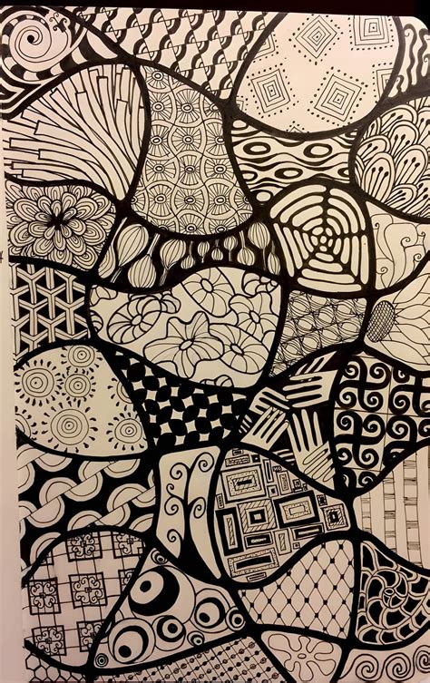 Pin By Annette Gardner On Zentangles Geometric Pattern Art Doodle