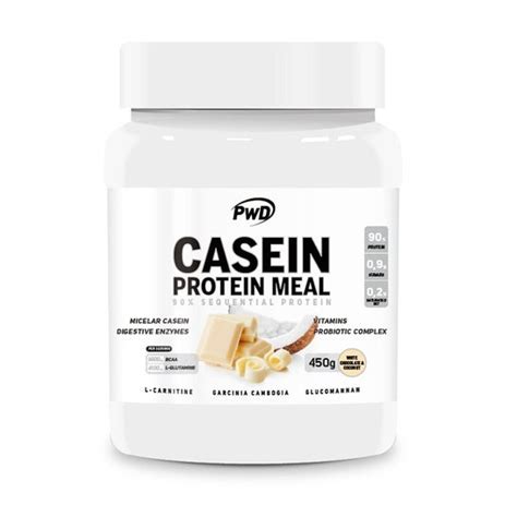 PWD Casein Protein Meal White Chocolate Coco 450g DocMorris PT