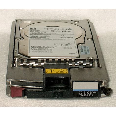 HP Hard Drive 72 8GB 10K Ultra320 3 5 SCSI Hot Plug 306637 002
