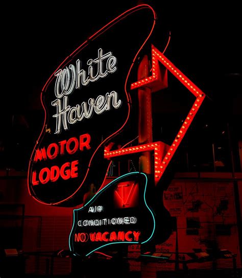 Vintage Motel Neon Sign Preserved Free Photo Rawpixel