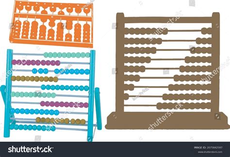 Abacus Plural Abaci Abacuses Called Counting Stock Vector Royalty Free 2075842597 Shutterstock