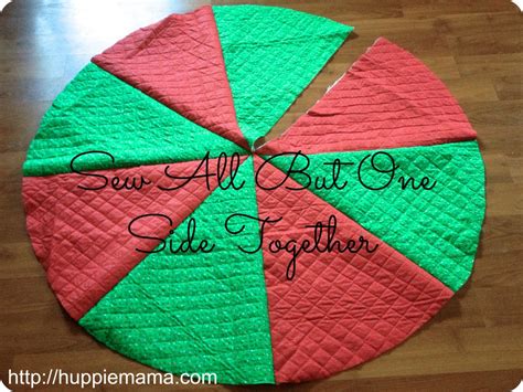 Christmas Tree Skirt Sewing Tutorial - Our Potluck Family