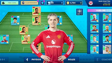 DLS 24 Trải Nghiệm Đội Hình Manchester United Dream League Soccer