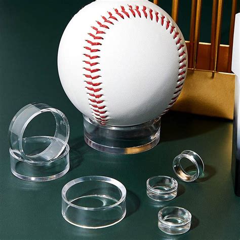 1Pc Acryl Clear Ronde Ring Baseball Display Stand Grandado