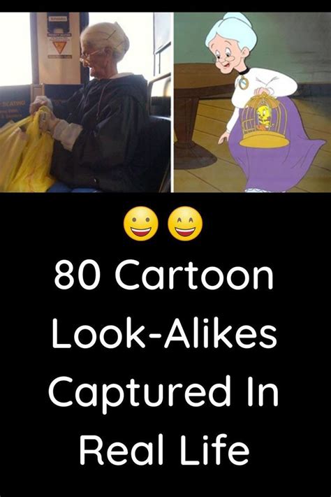 80 Cartoon Look-Alikes Captured In Real Life | 80 cartoons, Cartoon ...