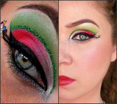 Christmas Eye Makeup Xmas Makeup Christmas Eye Makeup Elf Makeup