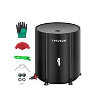 Amazon Vivosun Collapsible Rain Barrel Gallon Water Storage