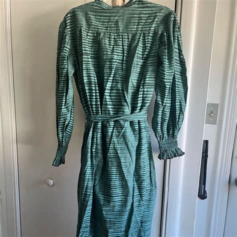 Ulla Johnson Dresses Ulla Johnson Fiona Ruffle Midi Nwt Dress Green