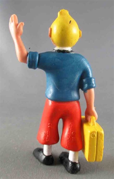 Tintin Figurine Pvc Comics Spain Tintin Avec Valise