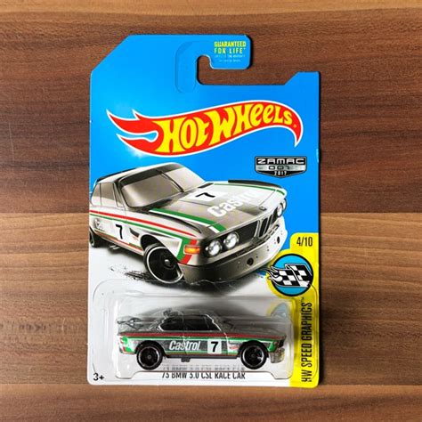 Hot Wheels BMW 3 0 Csl Race Car Zamac 2017 DAMAGE CARD Shopee Malaysia