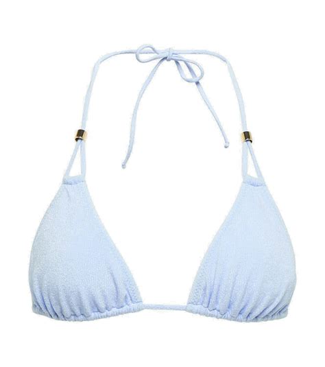 Heidi Klein Misty Lagoon Triangle Bikini Top Heidi Klein