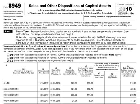 Understanding Irs 8949 Cryptocurrency Tax Form Taxbit