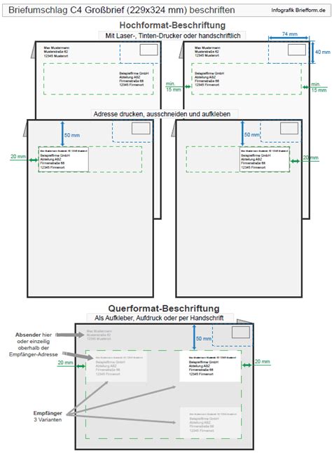 Din C4 Umschlag Beschriften Kundenbefragung Fragebogen Muster