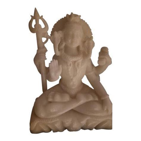 Off White Marble Shiv Ji Statue Rs 8000 Piece Vishnu Laxmi Moorti Art