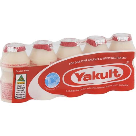 Yakult Probiotic Drink 5x65ml Woolworths