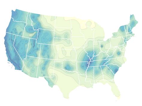 Earthquake Hazard Zones by Sarah Levine on Dribbble