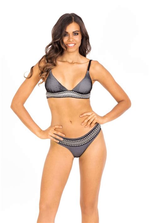 Miss Bikini Bikini Triangolo A Rete Con Slip A Culotte Shopstyle Two Piece Swimsuits