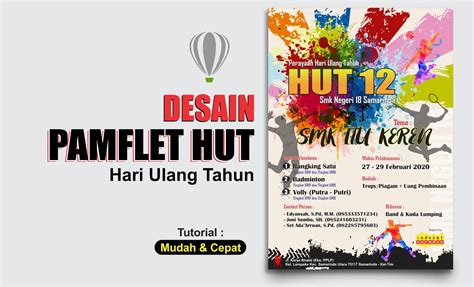 Desain Poster Keren Dengan Coreldraw Coretan