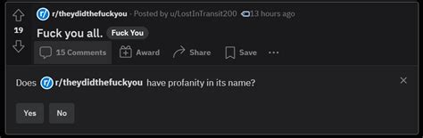 Fuck You Reddit R Theydidthefuckyou