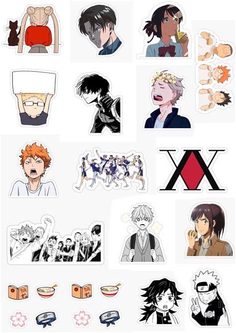 Anime Printable Stickers For Journal Disegni Da Colorare Adesivi