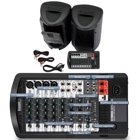 Sistema De Pa Port Til Yamaha Stagepas I Musica Center