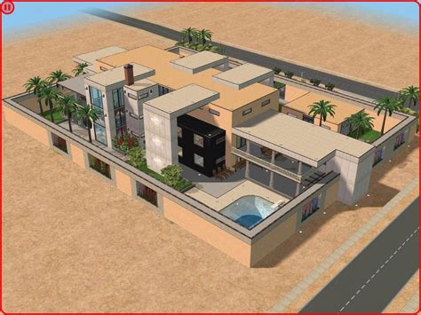 Sims 2 Modern Mansion by RamboRocky on DeviantArt