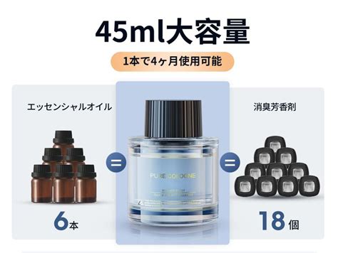 楽天市場Ceeniu 車 芳香剤 F26 F39特製香水リフィル 45ML ピュアコロンの香り 竹 柚子の香り 天然植物抽出物 長持ち 車