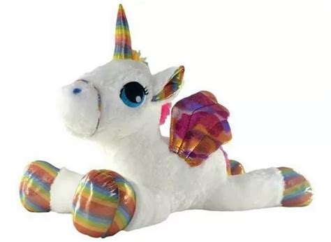 Unicornio De Peluche Gigante Con Alas Excelente Calidad Env O Gratis