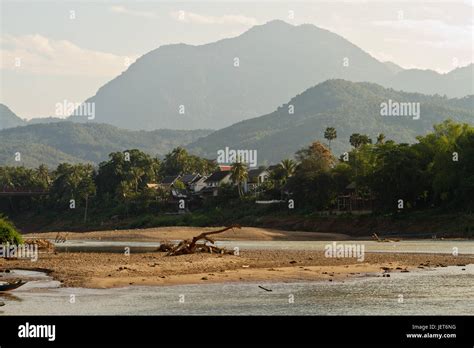 Nam Ou River In Nong Khiaw Village Stock Photo Alamy