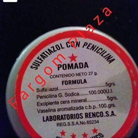 Penicilina 3 Pomadas SULFATIA B071HSC33F Encarguelo