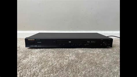 Onkyo DV SP404 Single DVD Compact Disc CD Player YouTube