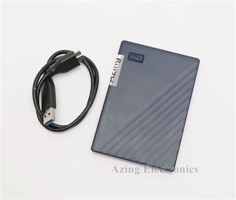 Used WD My Passport For Mac WDBA2D0020BBL 2TB External Hard Drive - Blue - UBB.threads