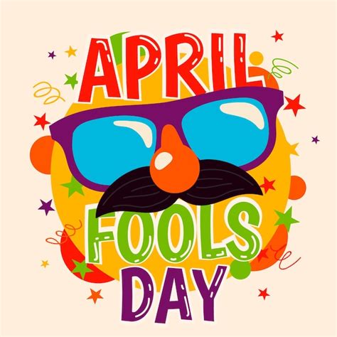 Free Vector Hand Drawn April Fools Day Concept