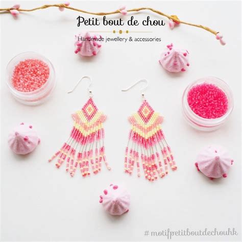 DIY Miyuki Beaded Fringes Earrings Petit Bout De Chou Beading