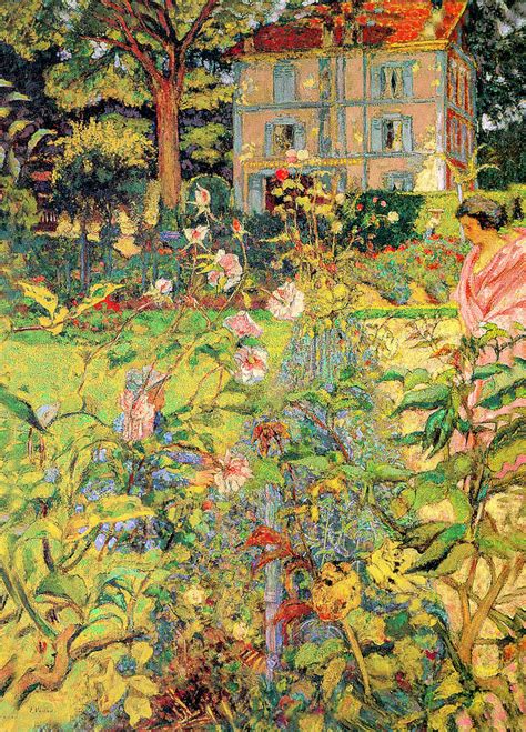 Morning In The Garden At Vaucresson Painting By Edouard Vuillard Pixels