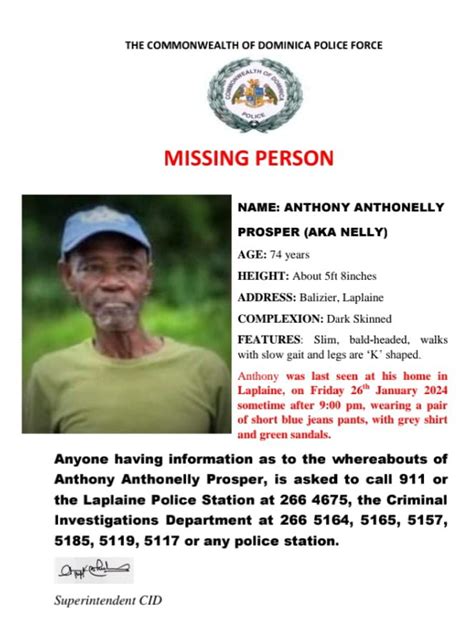 Police Seeking Help For Missing Elderly Man • Nature Isle News