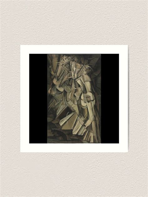 Marcel Duchamp Nude Descending A Staircase No 2 1912 Face Mask