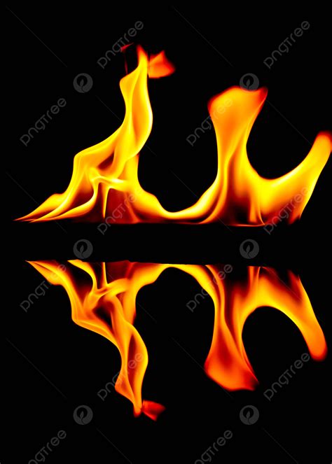 Flame Burning Yellow Dynamic Background And Picture For Free Download ...