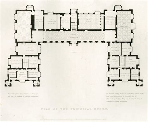 Hatfield House, Hertfordshire: plan of the principal floor | RIBA pix